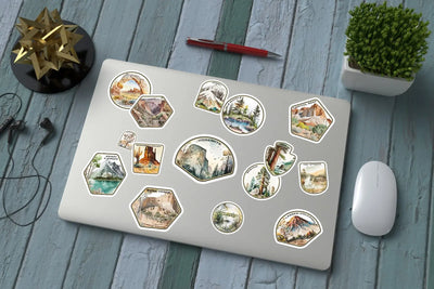 UV DTF - US National Parks PC Sticker Pack - DTF Dallas 