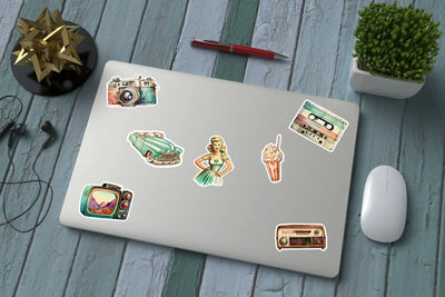 UV DTF - Retro 80s PC Sticker Pack - DTF Dallas 