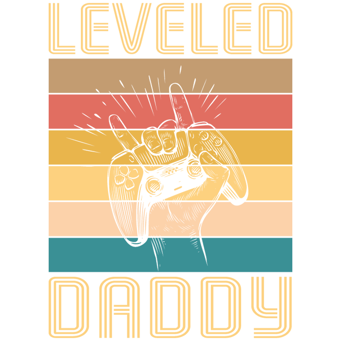 Leveled Daddy Design pressed on a garment