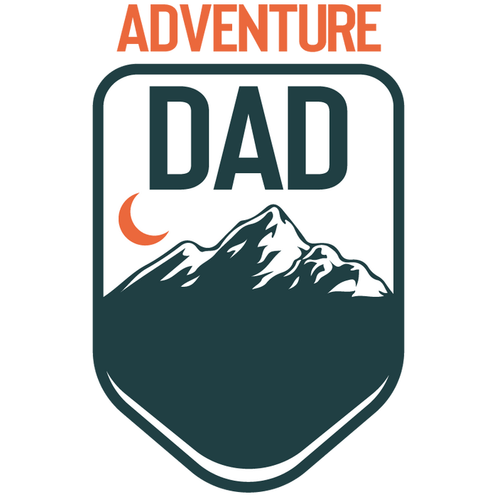 Adventure Dad Design pressed on a garment