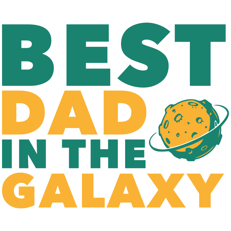 Best Dad in the Galaxy DTF-Ready to Press (V1) | DTF Dallas