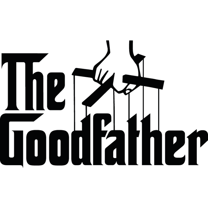The Goodfather Design pressed on a garment