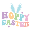 Hoppy Easter Bunny Design - DTF Ready To Press