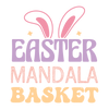 Easter Mandala Basket Design - DTF Ready To Press