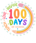 Teach Love Inspire 100 Days Of School Design - DTF Ready To Press