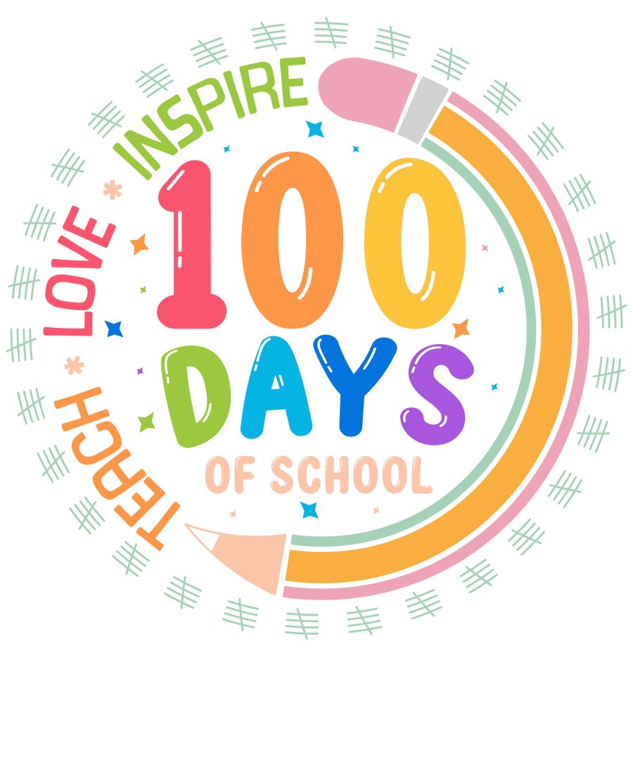 In My 100 Days of School Era Design | DTF Dallas