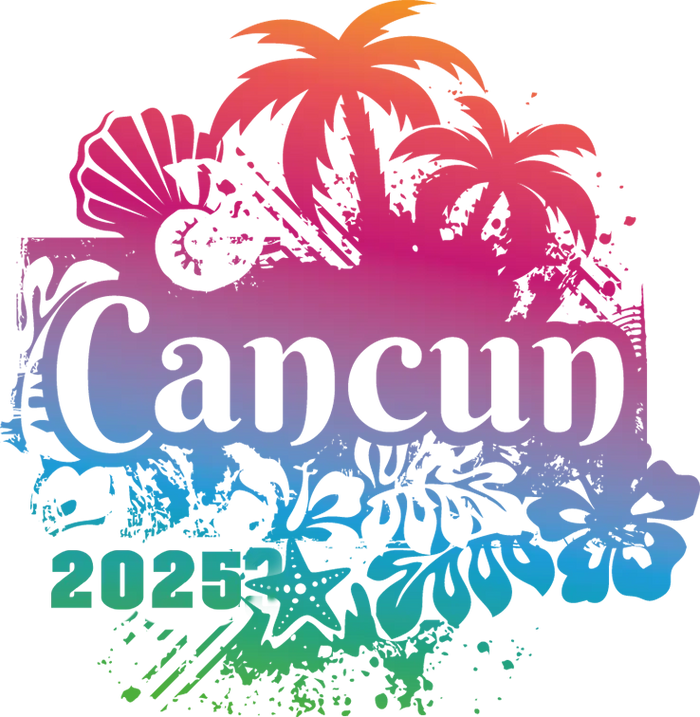 2025 Summer Cancun Trip Design pressed on a garment