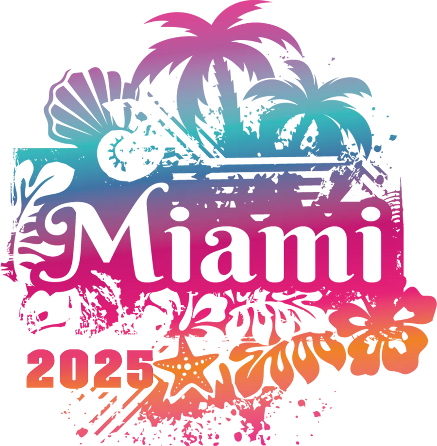 2025 Summer Miami Trip Design - DTF Ready To Press