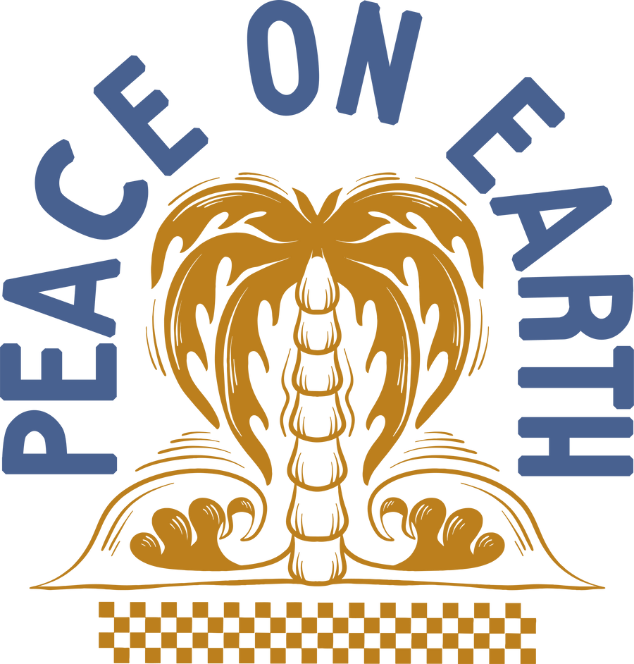 Peace On Earth Design - DTF Ready To Press