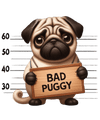 Pug Mom Design - DTF Ready To Press