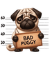 Pug Mom Design - DTF Ready To Press