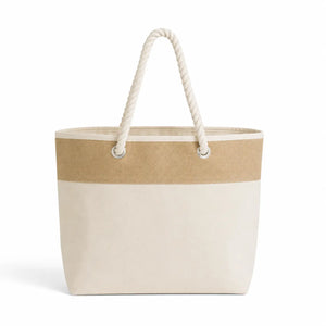 Closeout Large Fancy Canvas Rope Tote Bag - RJ260 - DTF Dallas 