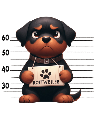 Rottweiler Dog Daddy Design - DTF Ready To Press - DTF Dallas 