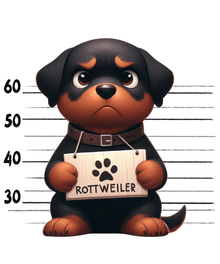 Rottweiler Dog Daddy Design pressed on a garment