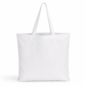 Sublimation Polyester Canvas Tote Bag – White Blank Tote for Custom Printing SB200 - DTF Dallas 