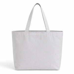 Large 100% Polyester Canvas Sublimation Tote Bags White - SB219 - DTF Dallas 