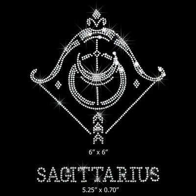 Sagittarius 25057 Ready to Press Rhinestone Transfer - DTF Dallas 