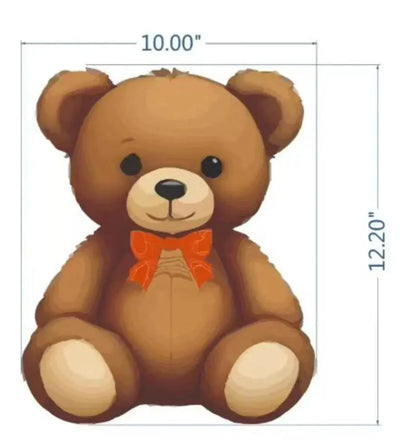 24019 Teddy Bear Rhinestone | DTF Dallas