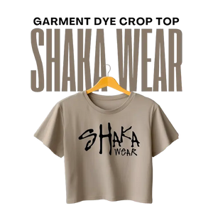 Shaka Wear Garment Dye Crop Top - DTF Dallas 