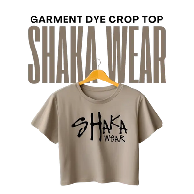 Shaka Wear Garment Dye Crop Top - DTF Dallas 