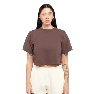 Shaka Wear SHGDC Women's Garment-Dyed Crop T-Shirt - DTF Dallas 