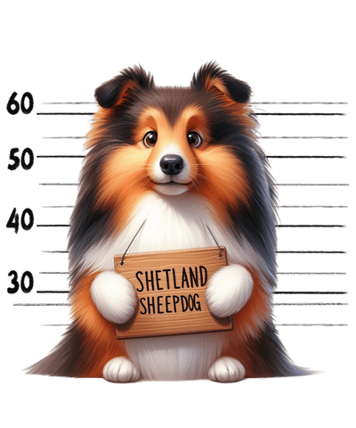 Shetland Sheepdog Dog Dad Design | DTF Dallas - DTF Dallas 