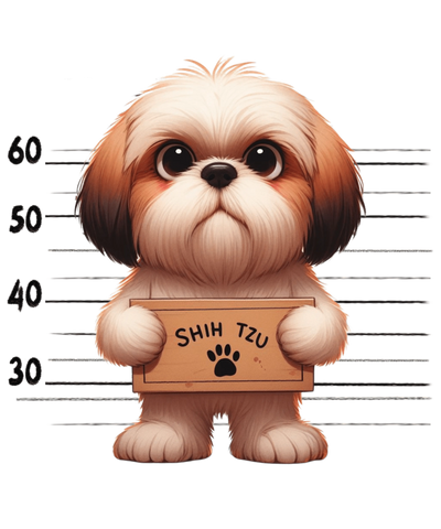 Little Shih Tzu Design - DTF Ready To Press - DTF Dallas 