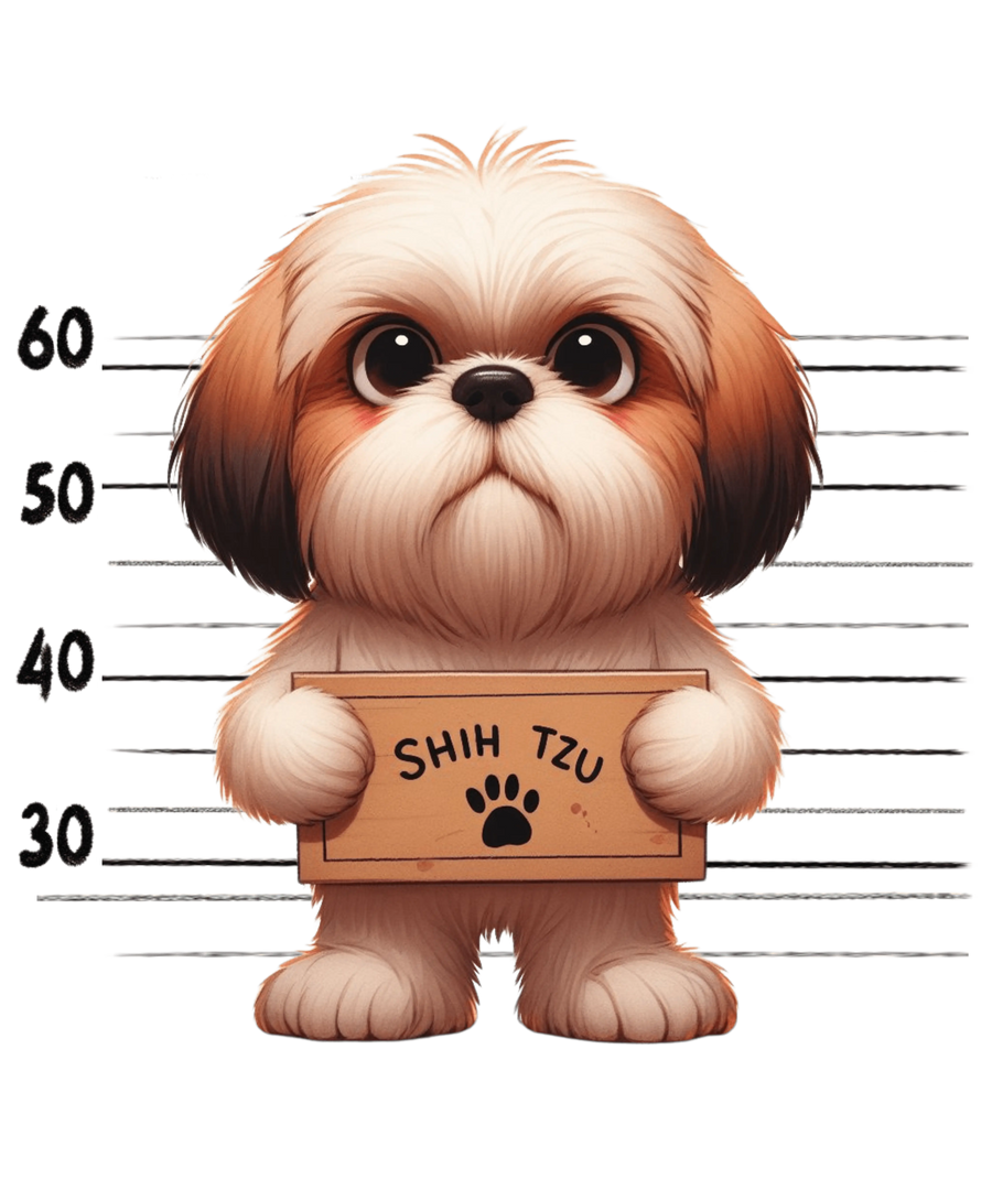 Little Shih Tzu Design - DTF Ready To Press