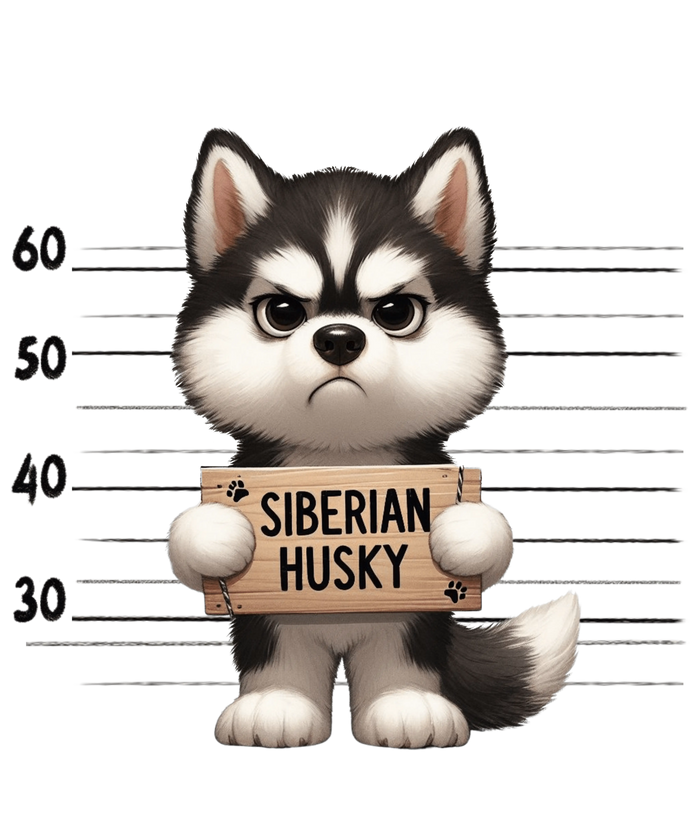 Siberian Husky Design pressed on a garment