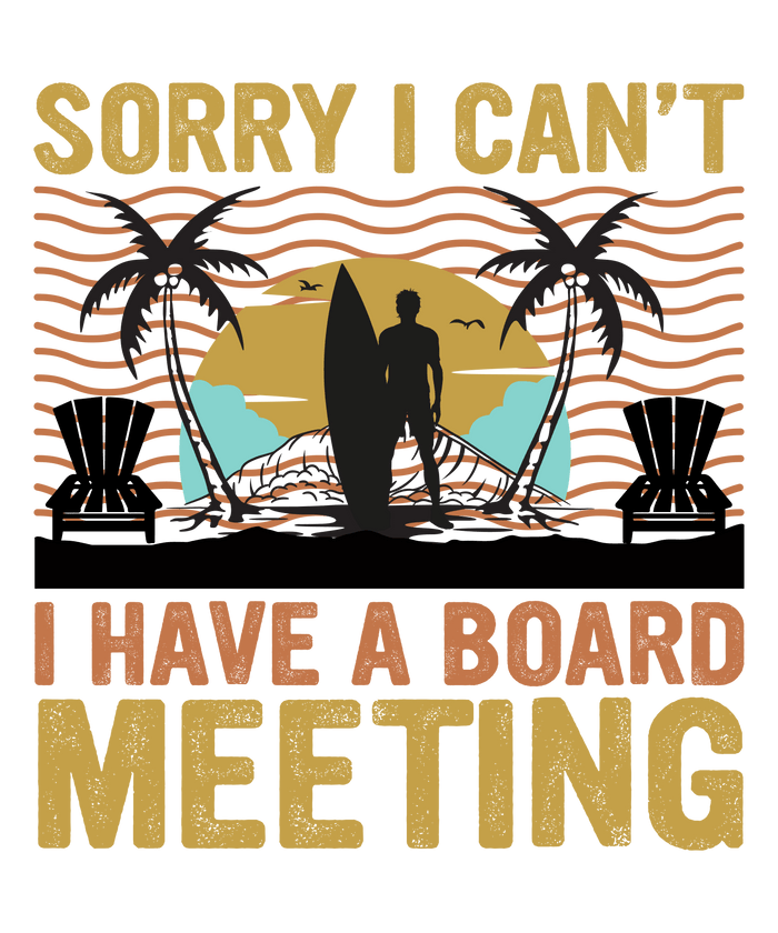 Board Meeting Design pressed on a garment