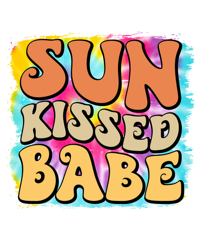 Sun Kissed Babe Design - DTF Ready To Press - DTF Dallas 