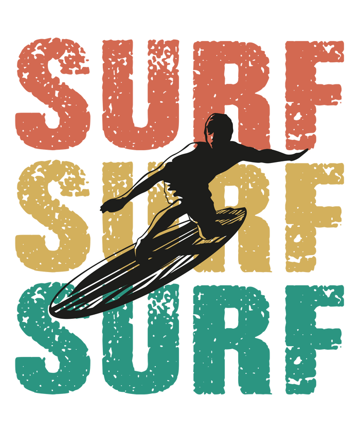 Surf Design pressed on a garment
