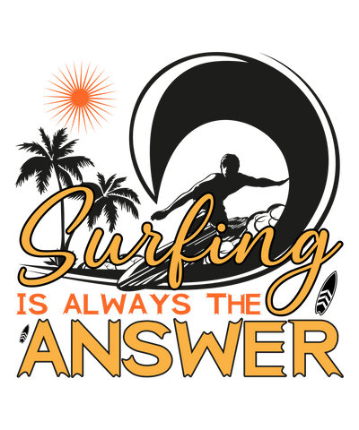 Surfing Lover Design - DTF Ready To Press - DTF Dallas 