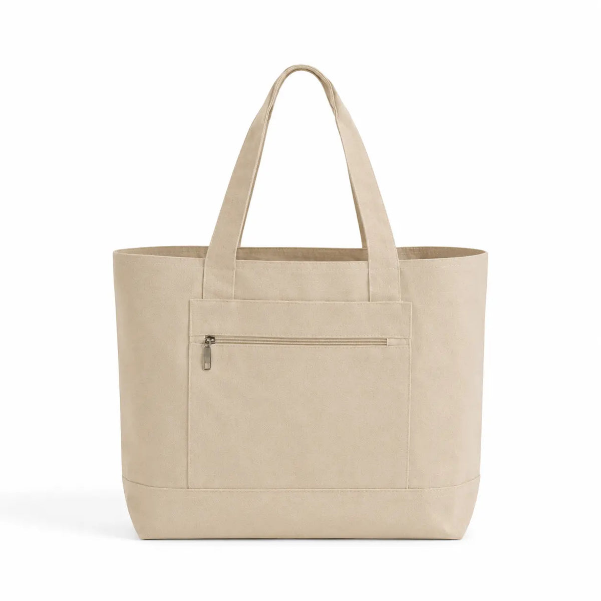 Heavy Canvas Zippered Shopping Tote Bags TG213 - DTF Dallas 