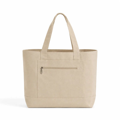 Heavy Canvas Zippered Shopping Tote Bags TG213 - DTF Dallas 