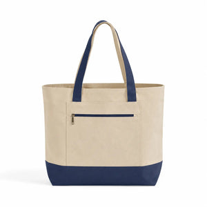 Heavy Canvas Zippered Shopping Tote Bags TG213 - DTF Dallas 