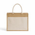 Easy-to-Decorate Jute Tote Bags with Canvas Front Pocket - TJ314 - DTF Dallas 