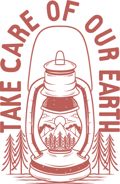 Take Care Of Our Earth Design - DTF Ready To Press - DTF Dallas 