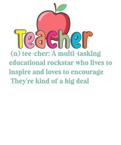 Cute Teachers Day Gift Design - DTF Ready To Press - DTF Dallas 