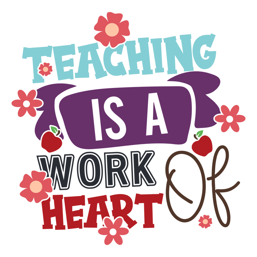 Back to School Teacher Design DTF-Ready Press | DTF Dallas