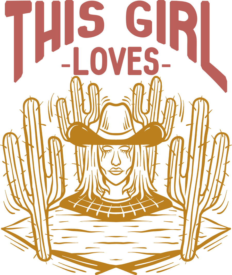 This Girl Loves Design - DTF Ready To Press