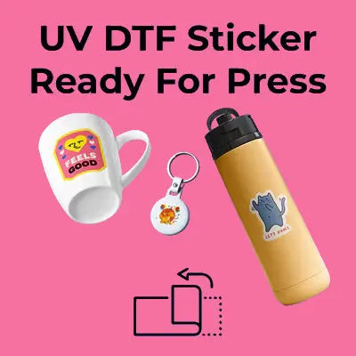 UV DTF Custom Sticker Transfers by Size - DTF Dallas 