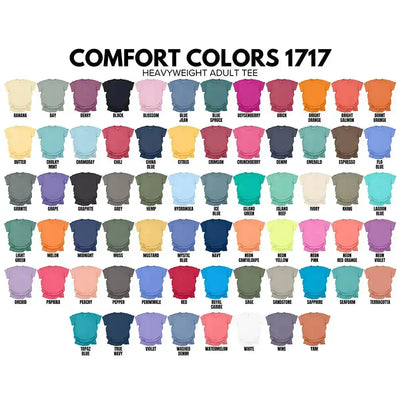 Comfort Colors 1717 | Dyed Heavyweight T-Shirt 1717CL - 2XL - DTF Dallas 