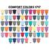 1717CL COMFORT COLORS SHIRT (S-M-L-XL)