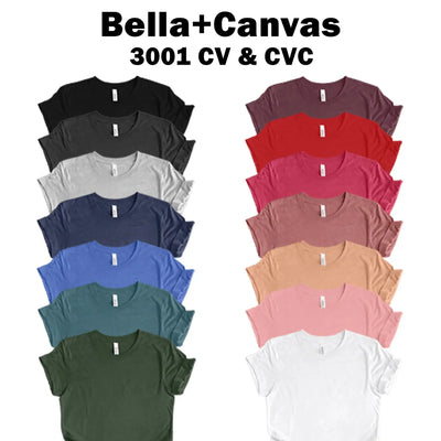 Bella + Canvas 3001CV | Unisex Jersey Tee 3001 CV - 4XL - DTF Dallas 
