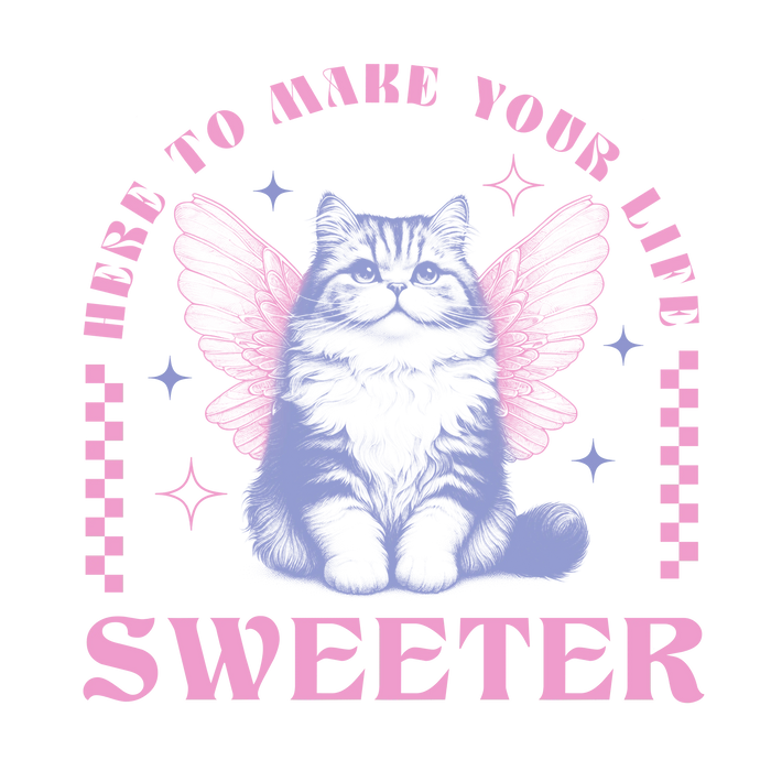 Cat Lover Design pressed on a garment