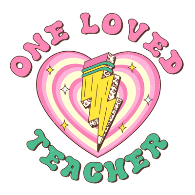 Cute Teacher Gift Design - DTF Ready To Press - DTF Dallas 