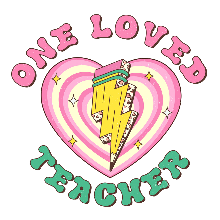 Cute Teacher Gift Design - DTF Ready To Press