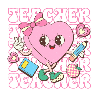 Cute Back To School Design - DTF Ready To Press - DTF Dallas 