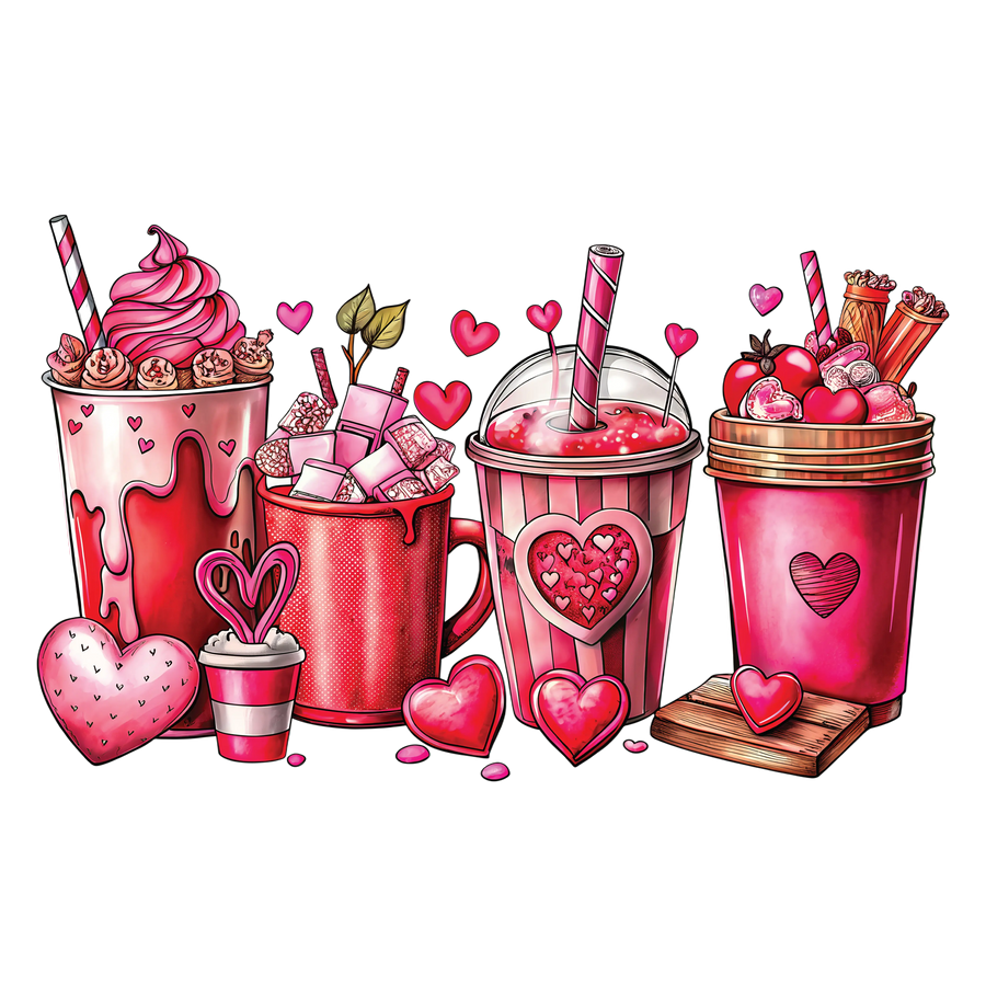 Valentine's Day Coffee Design | DTF Dallas